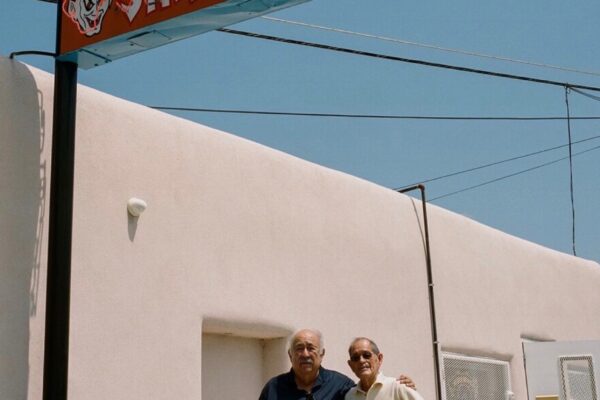 Michael Branch and Dennis Salazar, owners of Saints and Sinners, in Española.